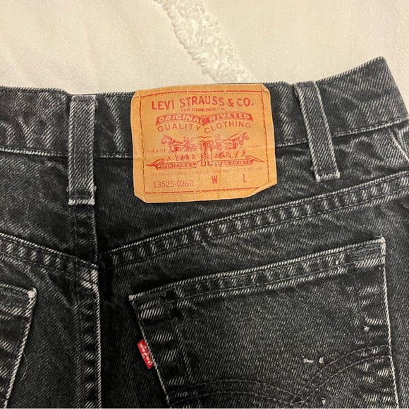 Vintage Levis Womens Black Jeans - Picture 5 of 9